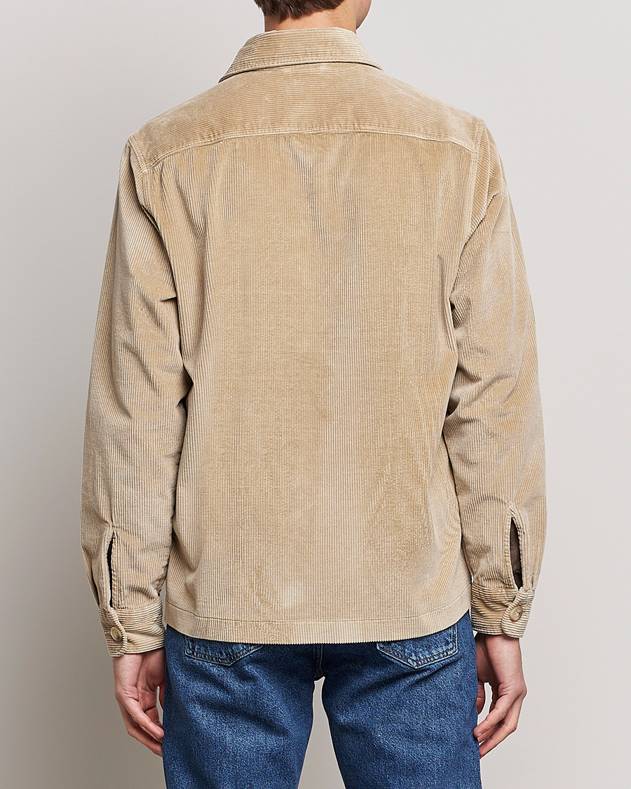 Homme | Chemises | Morris | Heaton Corduroy Shirt Jacket Khaki