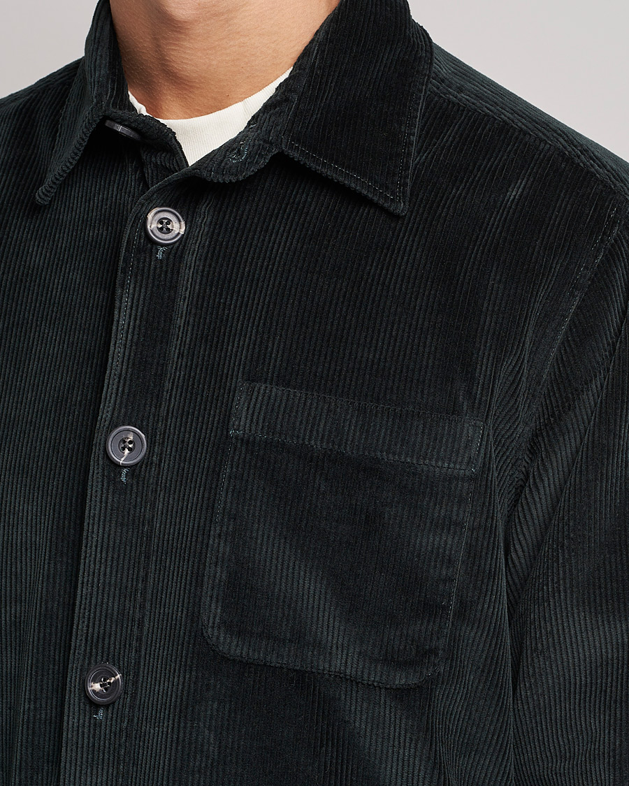 Homme | Chemises | Morris | Heaton Corduroy Shirt Jacket Olive