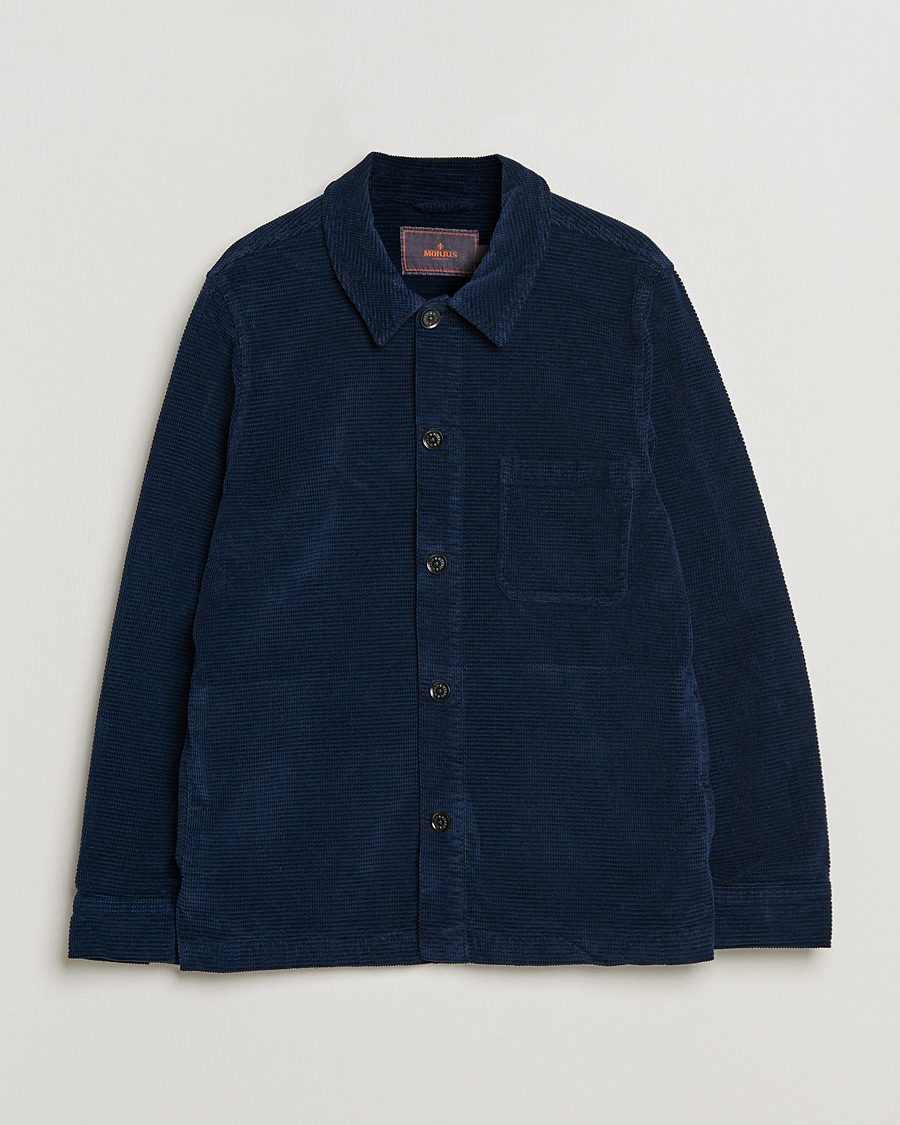 Homme | Chemises | Morris | Criss Cuts Corduroy Shirt Jacket Blue