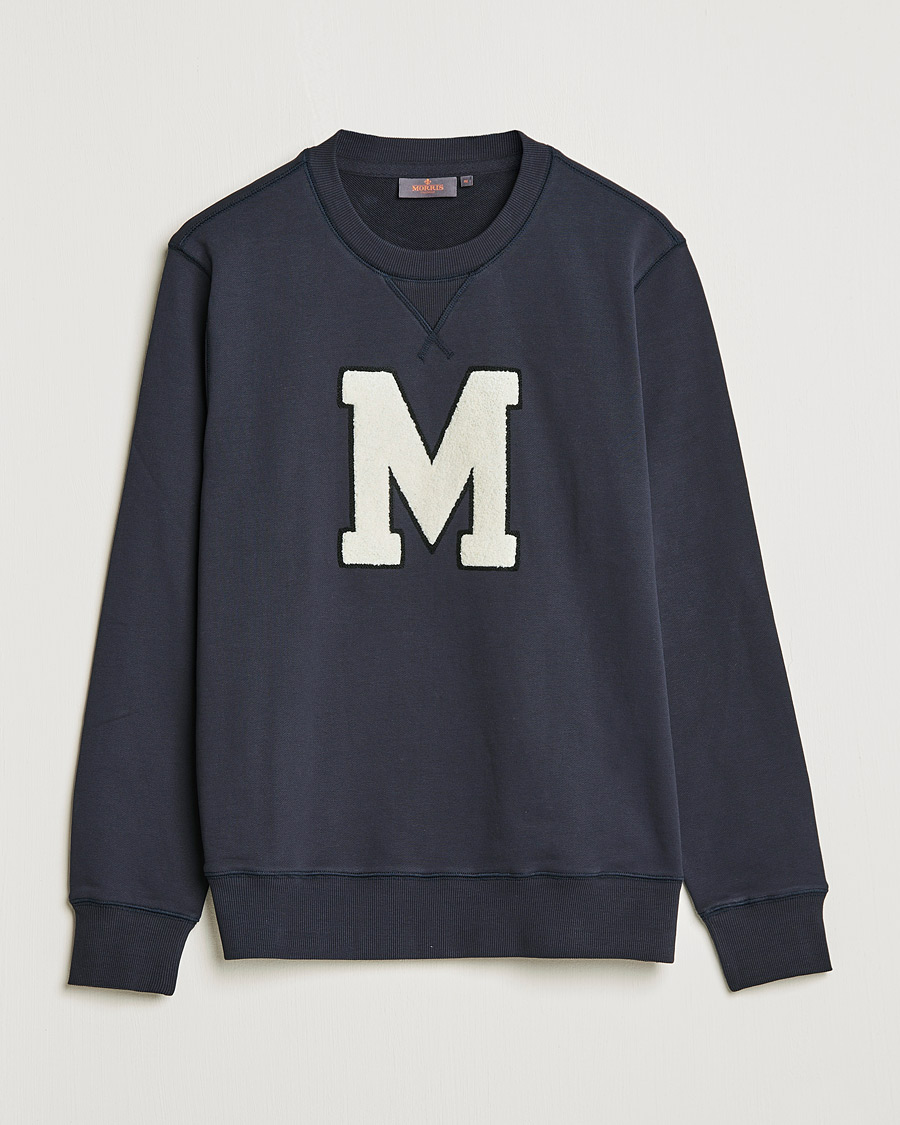 Homme | Pulls Et Tricots | Morris | Leoni Logo Sweatshirt Old Blue