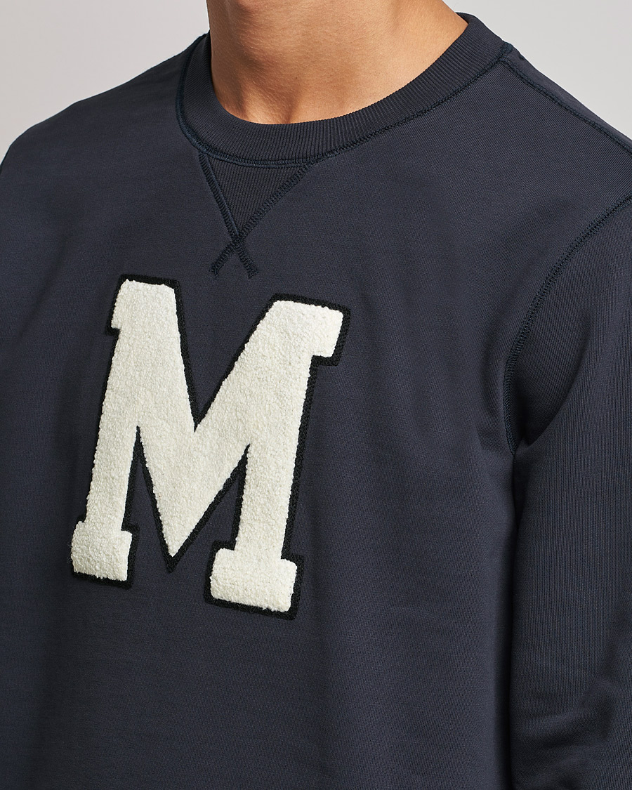 Homme | Pulls Et Tricots | Morris | Leoni Logo Sweatshirt Old Blue