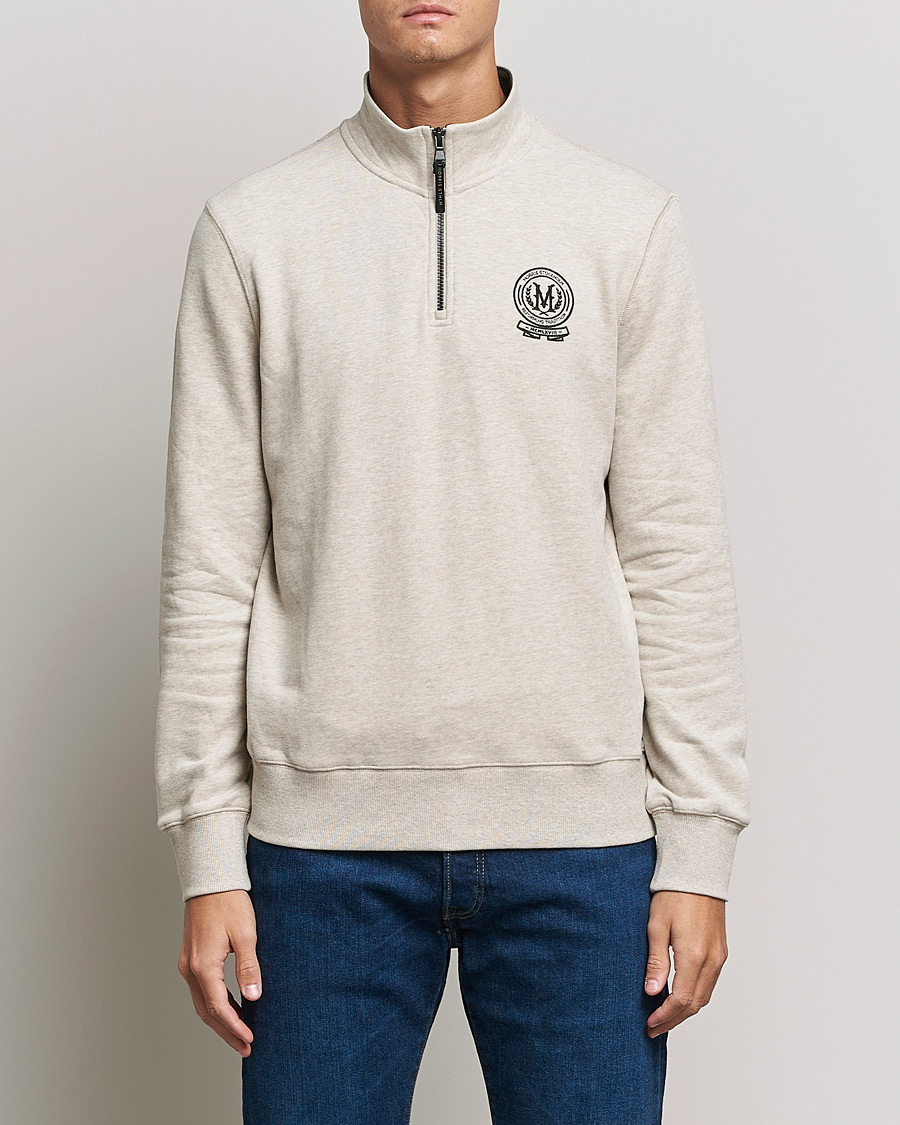 Homme | Pulls Et Tricots | Morris | Dante Half Zip Sweatshirt Khaki