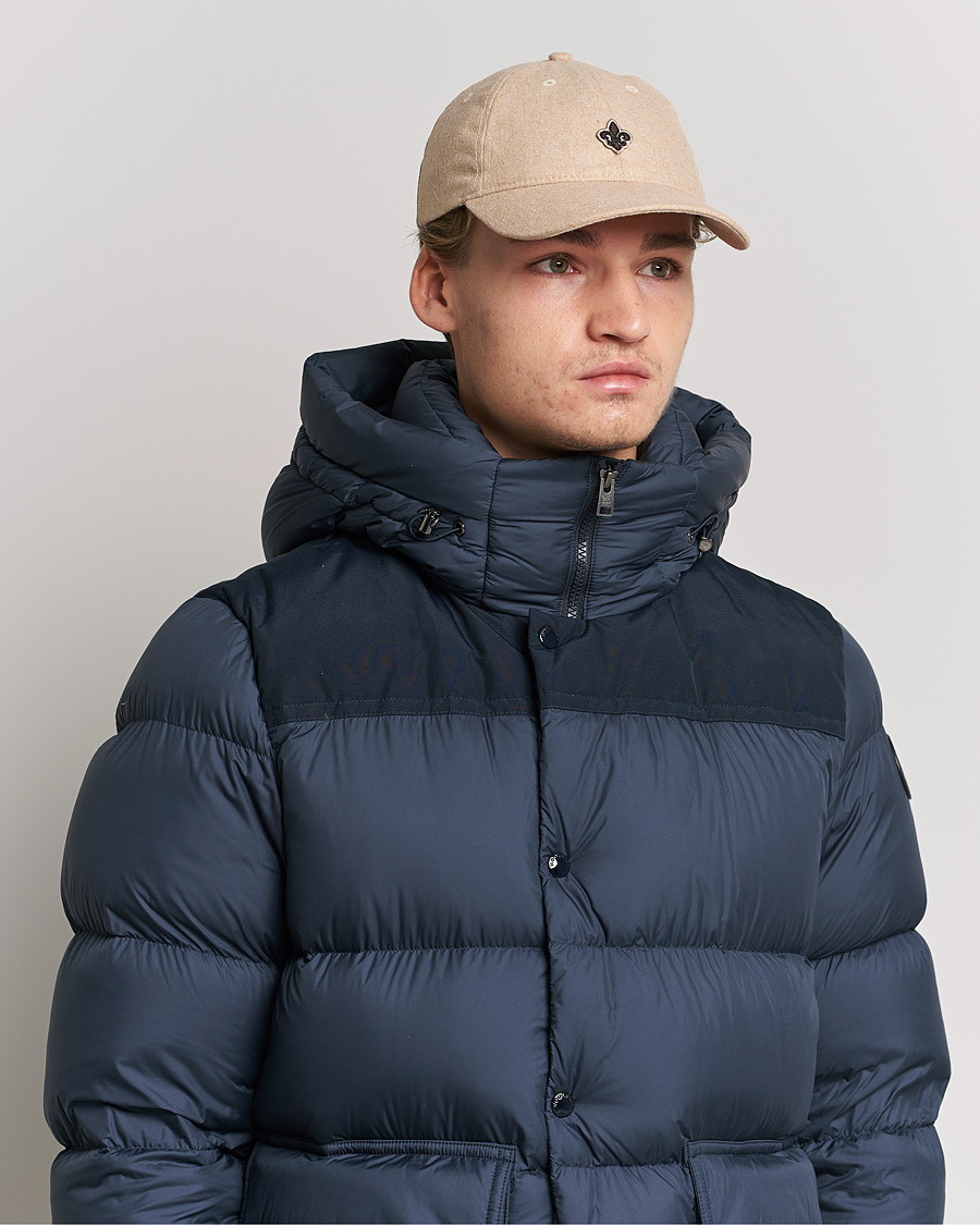 Homme | Morris Archie Flannel Felt Cap Khaki | Morris | Archie Flannel Felt Cap Khaki