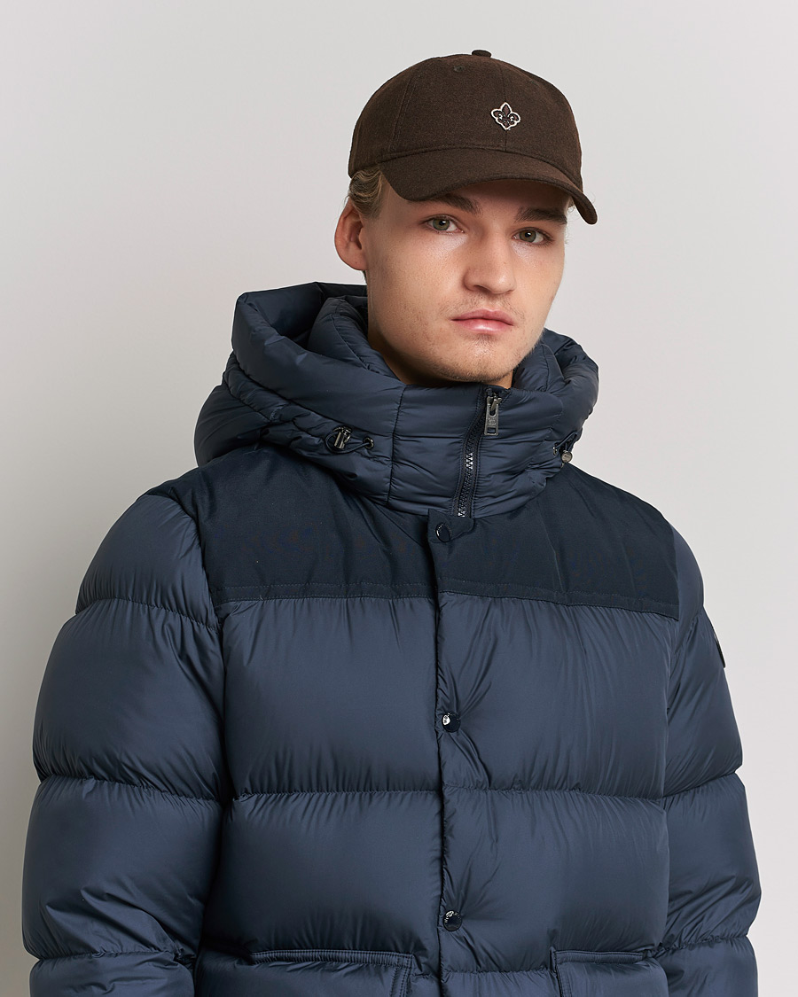 Homme | Morris Archie Flannel Felt Cap Brown | Morris | Archie Flannel Felt Cap Brown