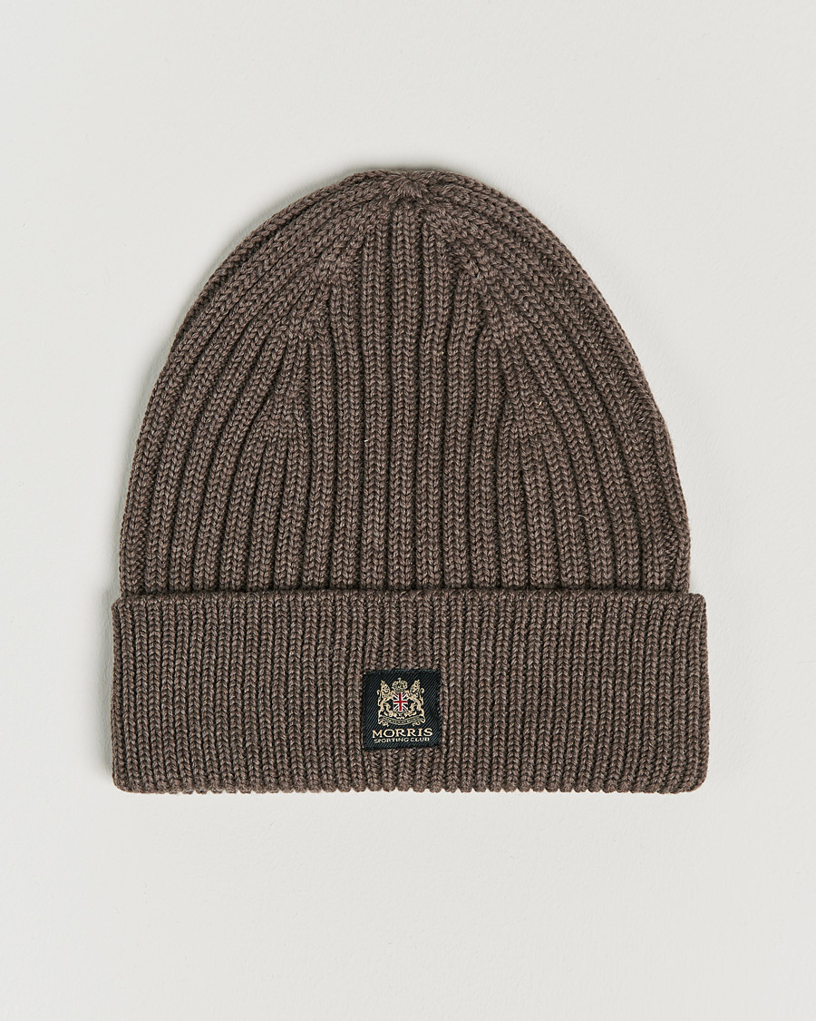 Homme | Morris Travor Merino Beanie Brown | Morris | Travor Merino Beanie Brown