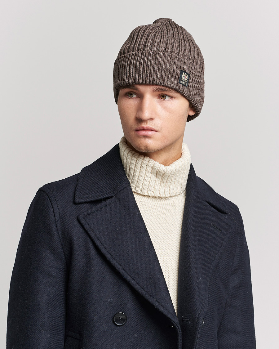 Homme | Morris Travor Merino Beanie Brown | Morris | Travor Merino Beanie Brown