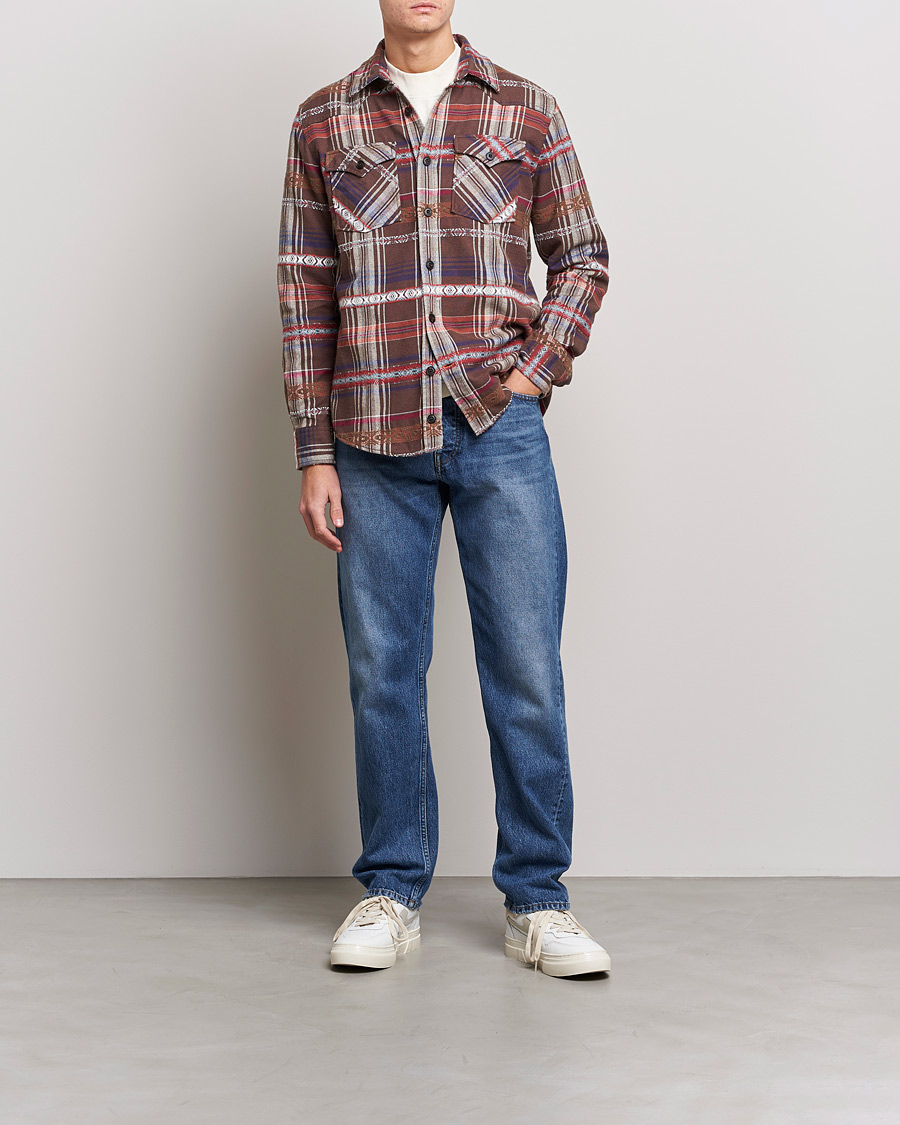 Homme | Chemises | Morris | Walton Inca Overshirt Brown