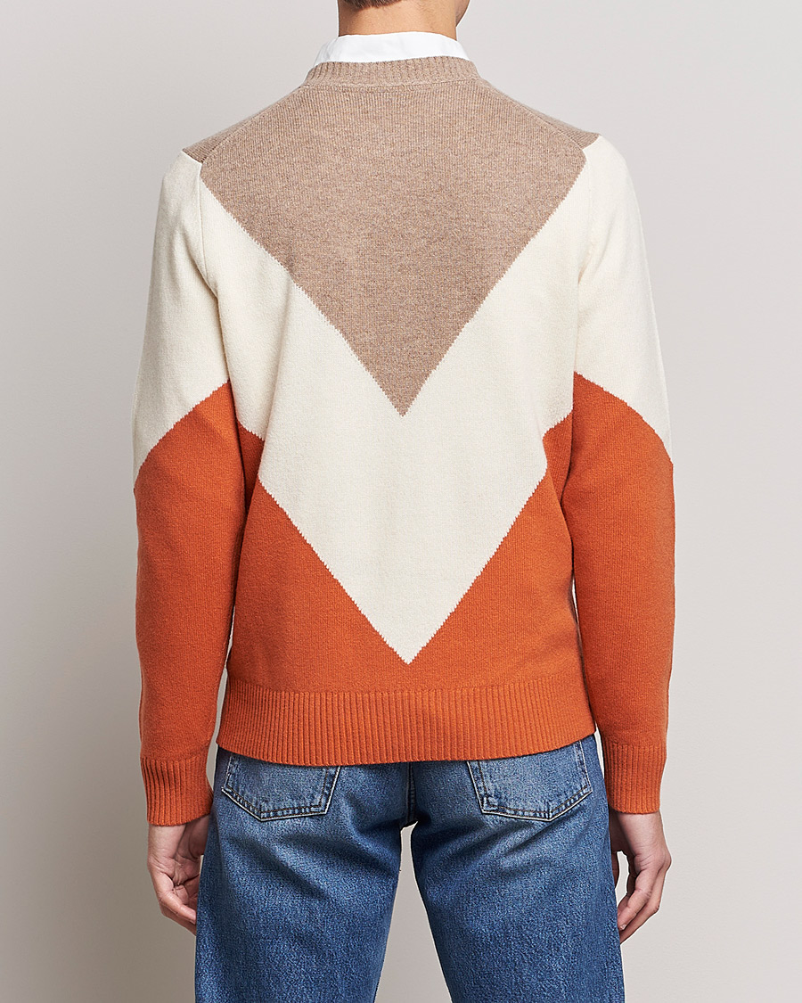 Homme | Pulls Et Tricots | Morris | Novello Crew Neck Orange