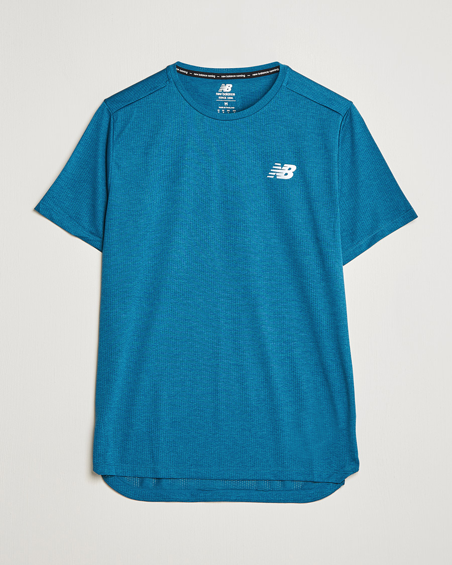 Homme | T-shirts | New Balance Running | Impact Run Short Sleeve T-Shirt Dark Moonstone
