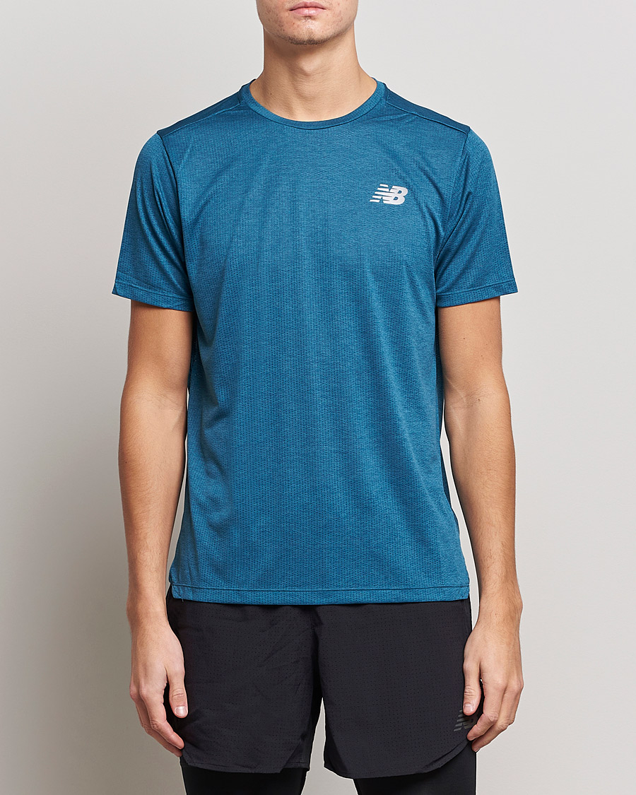 Homme | T-shirts | New Balance Running | Impact Run Short Sleeve T-Shirt Dark Moonstone