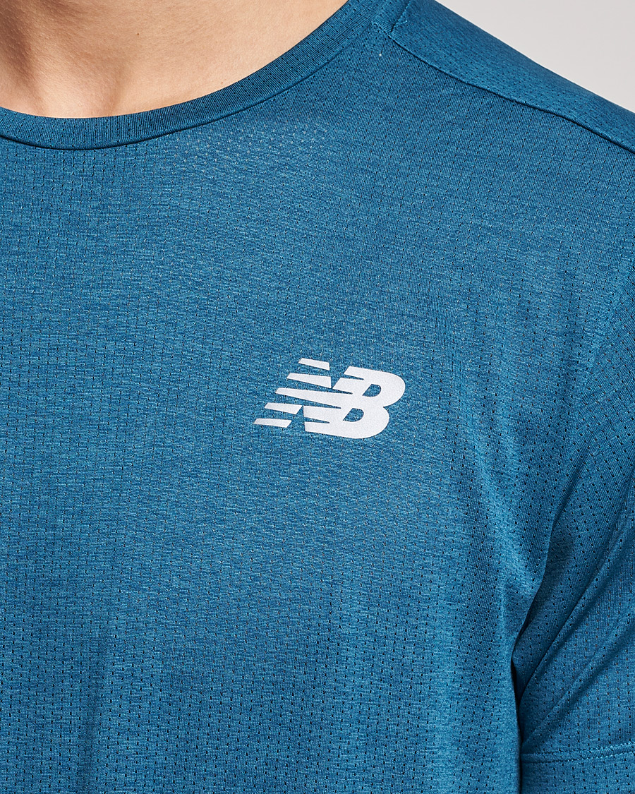 Homme | T-shirts | New Balance Running | Impact Run Short Sleeve T-Shirt Dark Moonstone