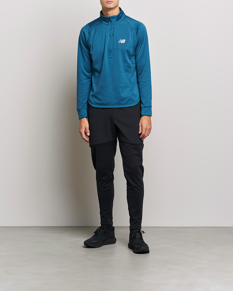 Homme | Pulls Et Tricots | New Balance Running | Heat Grid Half Zip Dark Moonstone