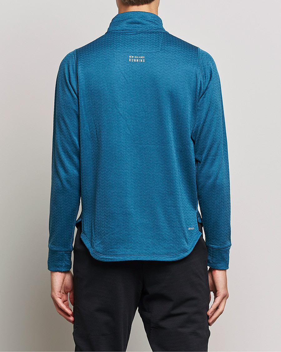 Homme | Pulls Et Tricots | New Balance Running | Heat Grid Half Zip Dark Moonstone