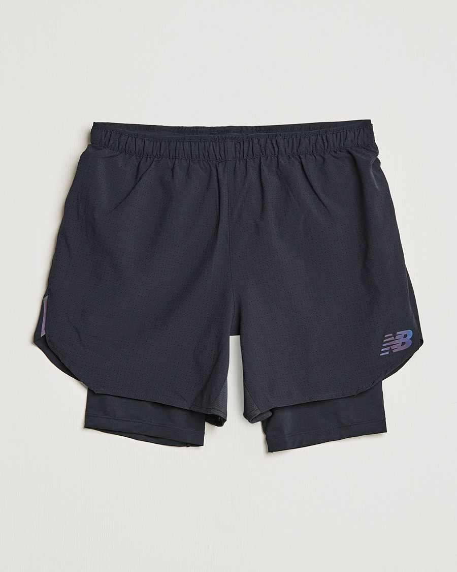 Homme | Shorts | New Balance Running | Q Speed 2 in 1 Shorts Black