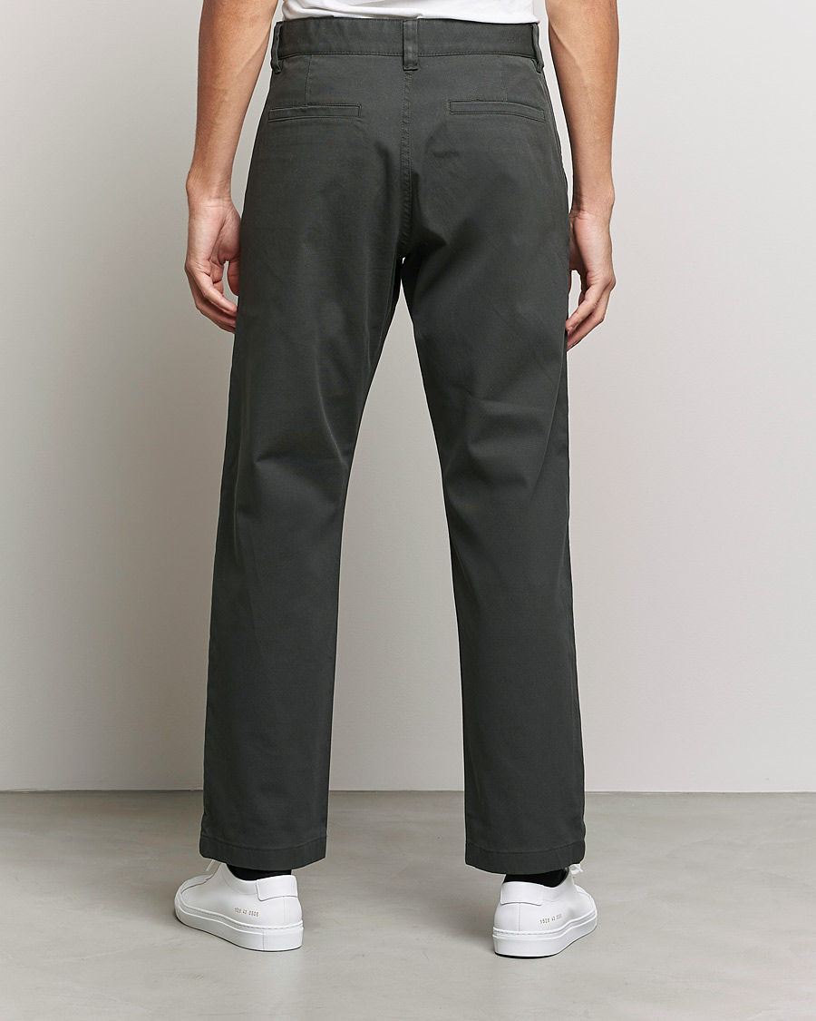 Homme | Pantalons | NN07 | Alex Straight Fit Cotton Chinos Dark Army