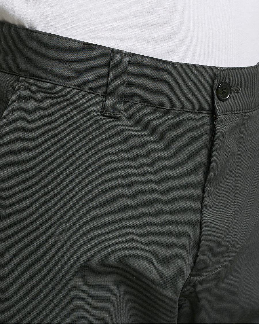 Homme | Pantalons | NN07 | Alex Straight Fit Cotton Chinos Dark Army