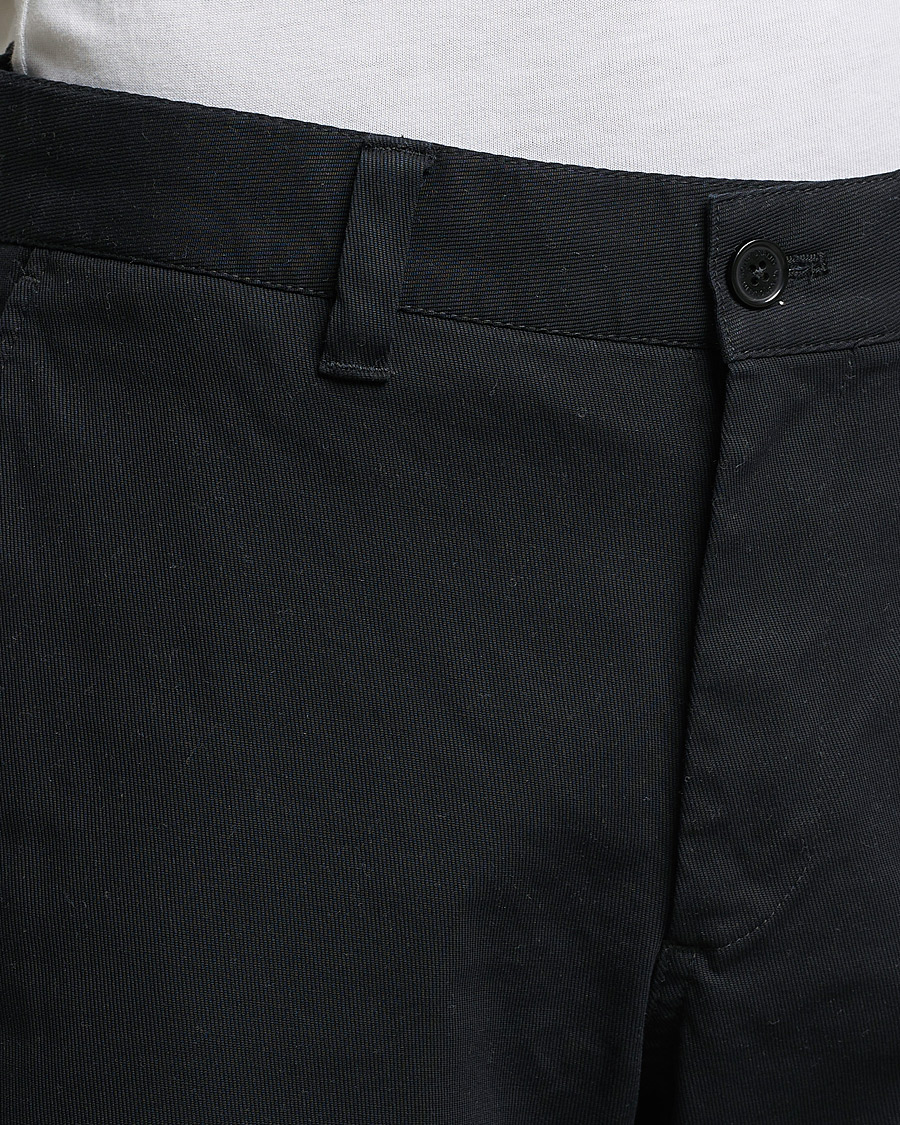 Homme | Pantalons | NN07 | Alex Straight Fit Cotton Chinos Black