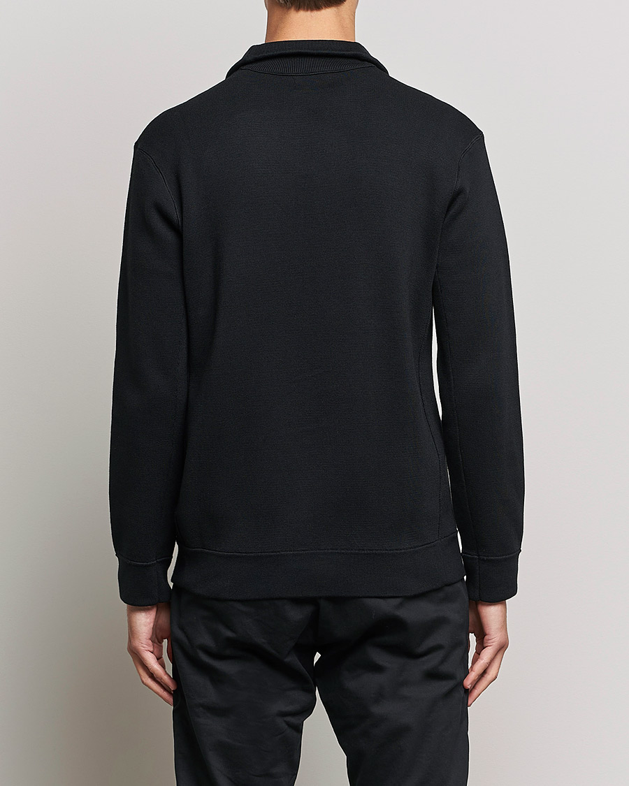 Homme | Pulls Et Tricots | NN07 | Luis Knitted Half-Zip Sweater Black