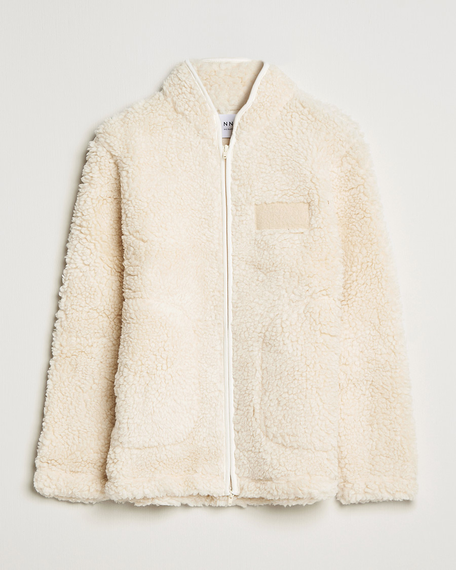 Homme | Pulls Et Tricots | NN07 | Morten Fleece Full Zip Ecru