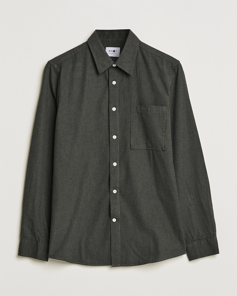 Homme | Chemises | NN07 | Arne Flannel Shirt Army