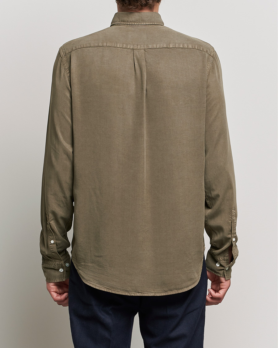 Homme | Chemises | NN07 | Levon Tencel Shirt Dark Clay