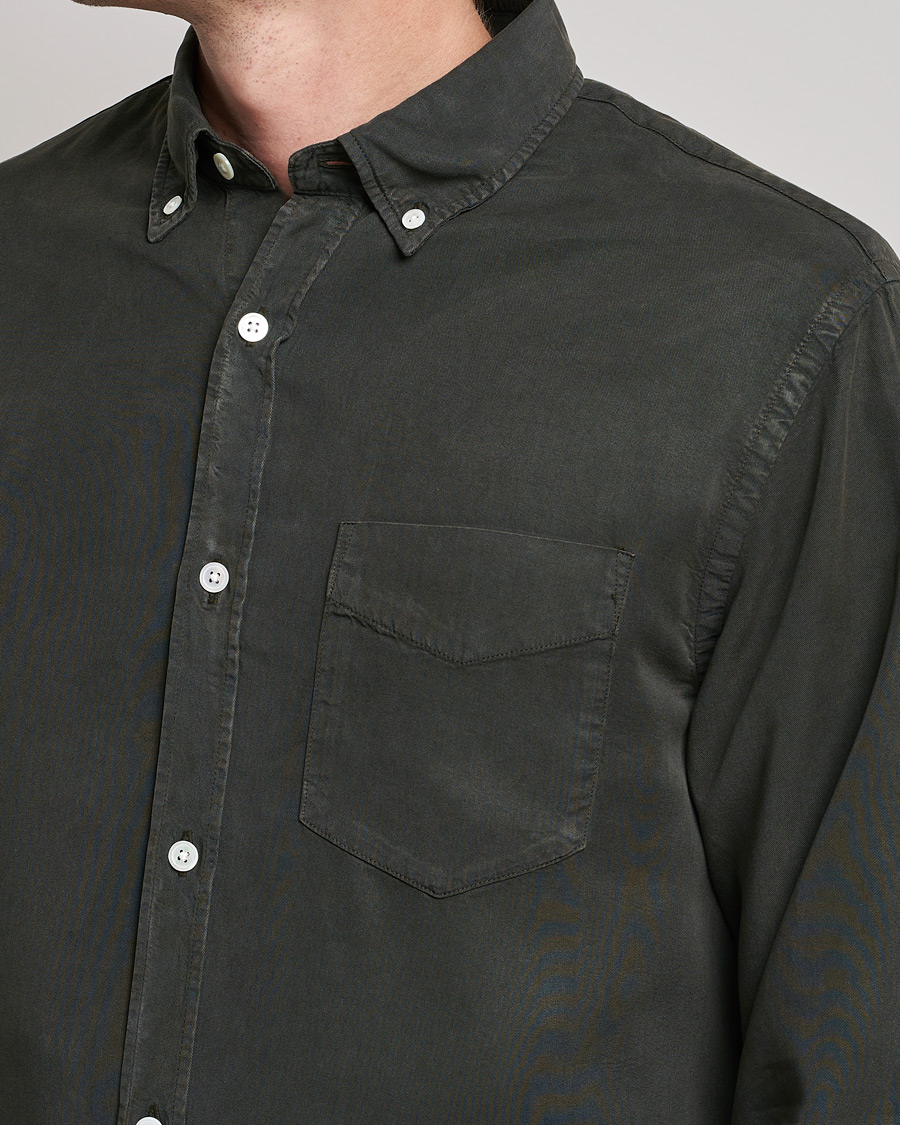 Homme | Chemises | NN07 | Levon Tencel Shirt Dark Army