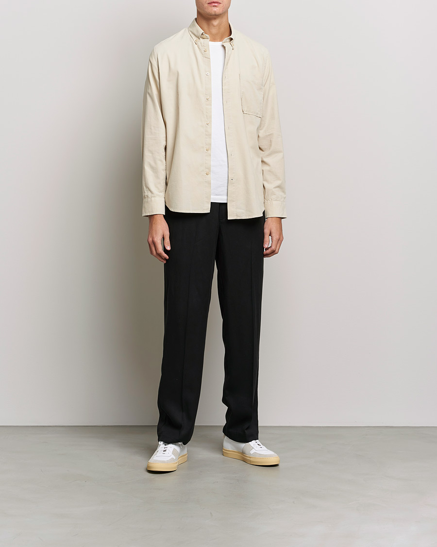 Homme | Chemises | NN07 | Arne Corduroy Shirt Ecru