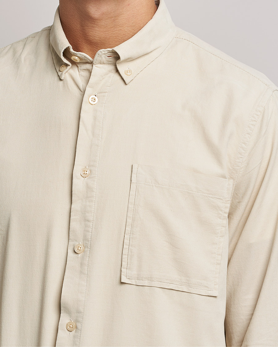 Homme | Chemises | NN07 | Arne Corduroy Shirt Ecru