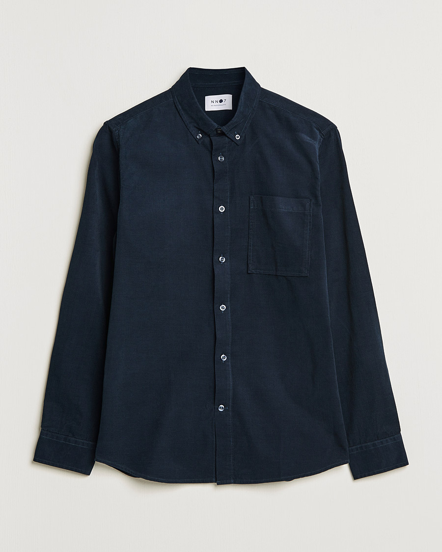 Homme | Chemises | NN07 | Arne Corduroy Shirt Navy