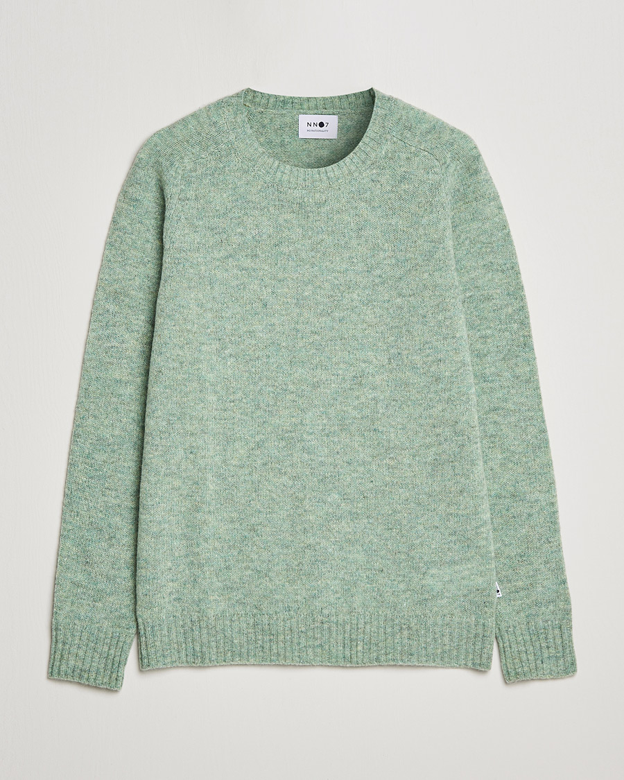 Homme | Pulls Et Tricots | NN07 | Nathan Brushed Crew Neck Dusty Green