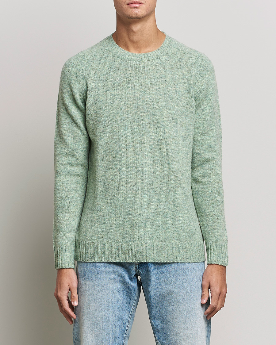 Homme | Pulls Et Tricots | NN07 | Nathan Brushed Crew Neck Dusty Green