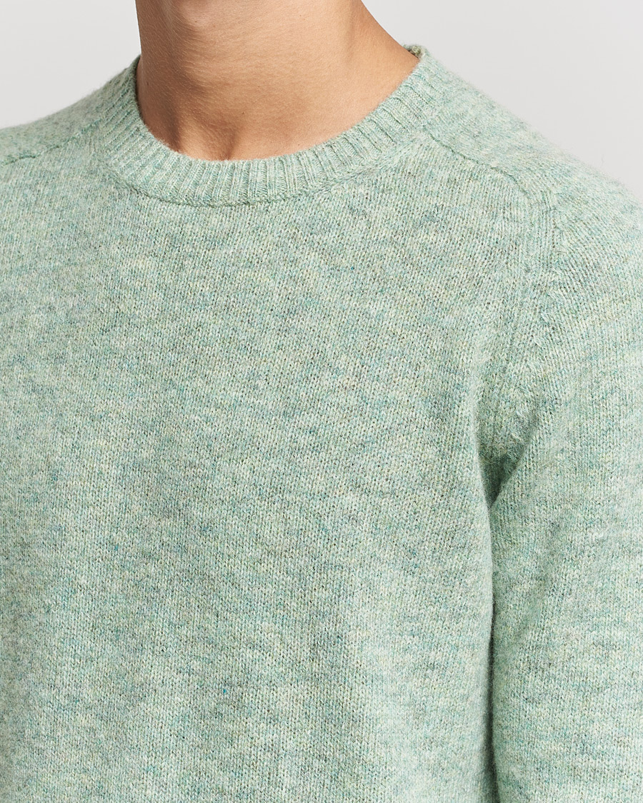 Homme | Pulls Et Tricots | NN07 | Nathan Brushed Crew Neck Dusty Green
