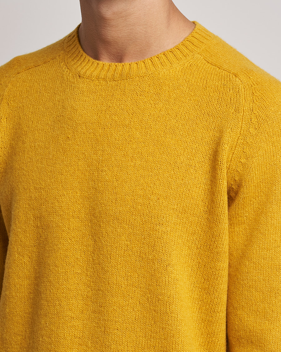 Homme | Pulls Et Tricots | NN07 | Nathan Brushed Crew Neck Yellow