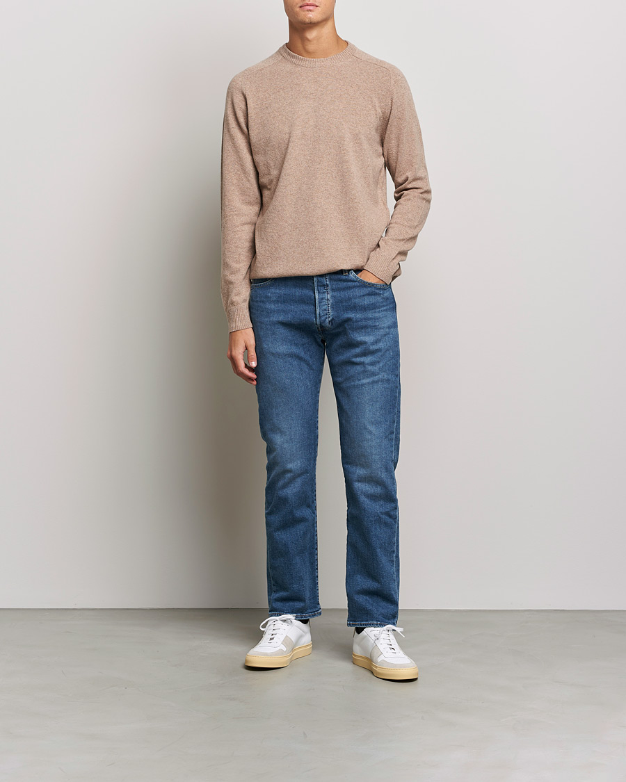 Homme | Pulls Et Tricots | NN07 | Edward Lambswool Crew Neck Pullover Khaki