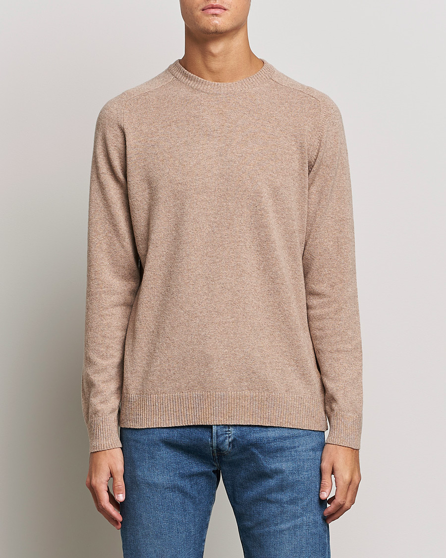 Homme | Pulls Et Tricots | NN07 | Edward Lambswool Crew Neck Pullover Khaki