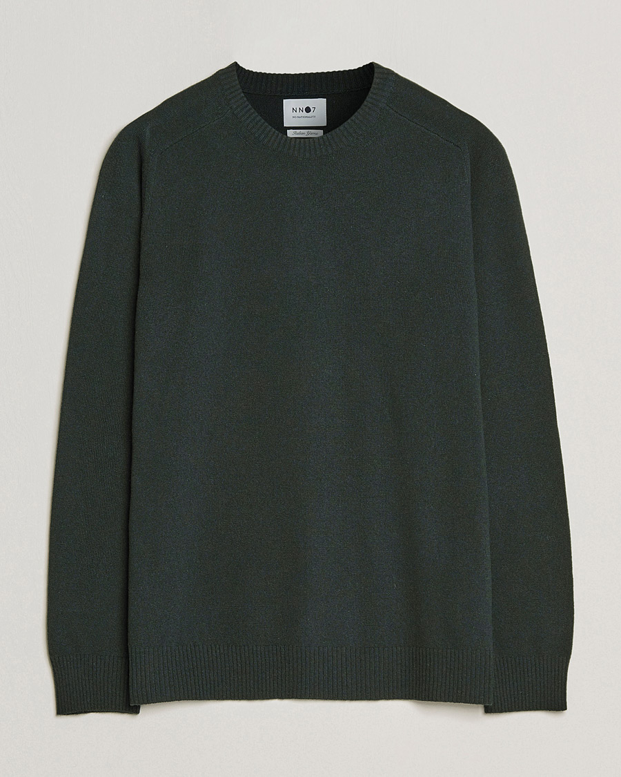 Homme | Pulls Et Tricots | NN07 | Edward Lambswool Crew Neck Pullover Dark Army