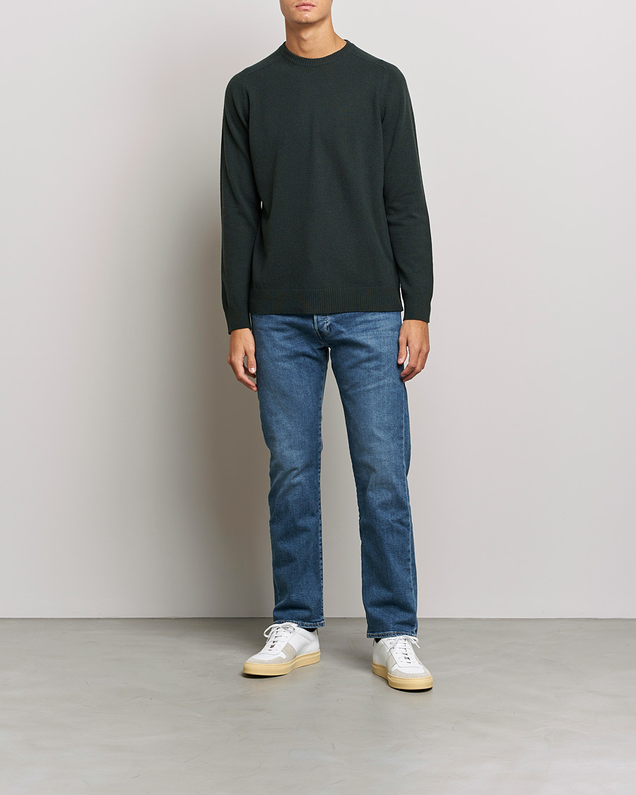 Homme | Pulls Et Tricots | NN07 | Edward Lambswool Crew Neck Pullover Dark Army
