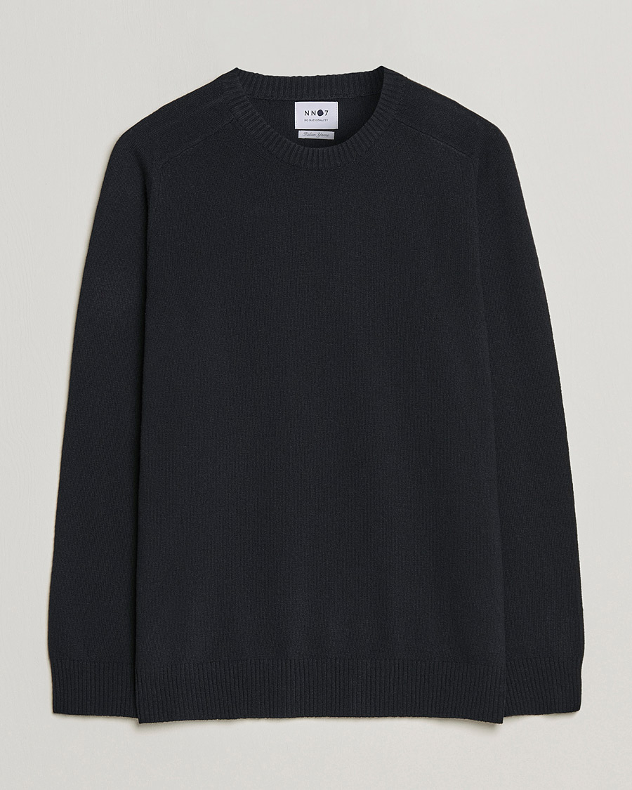 Homme | Pulls Et Tricots | NN07 | Edward Lambswool Crew Neck Pullover Black