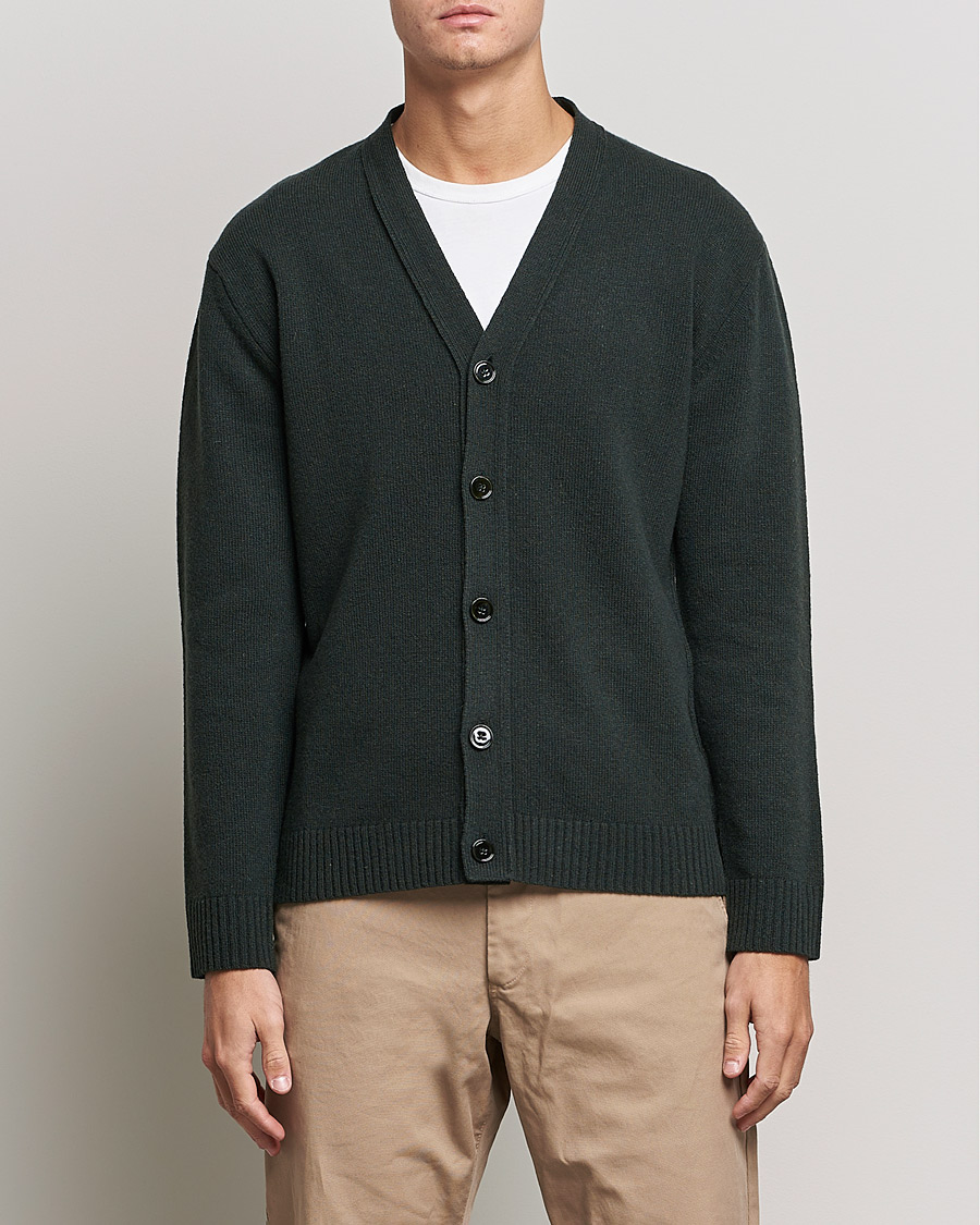 Homme | Pulls Et Tricots | NN07 | Bjorn Lambswool Cardigan Dark Army