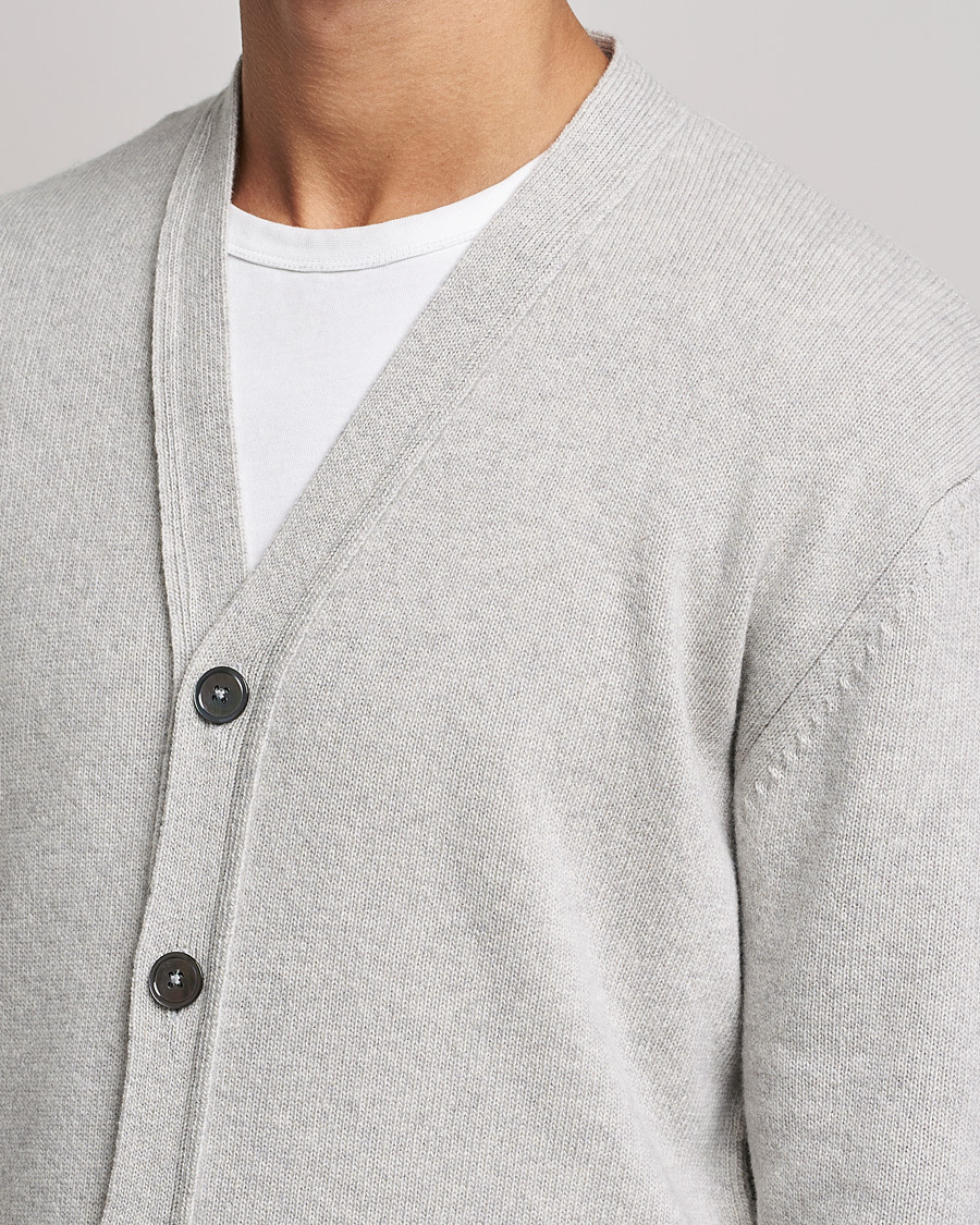 Homme | Pulls Et Tricots | NN07 | Bjorn Lambswool Cardigan Light Grey Melange
