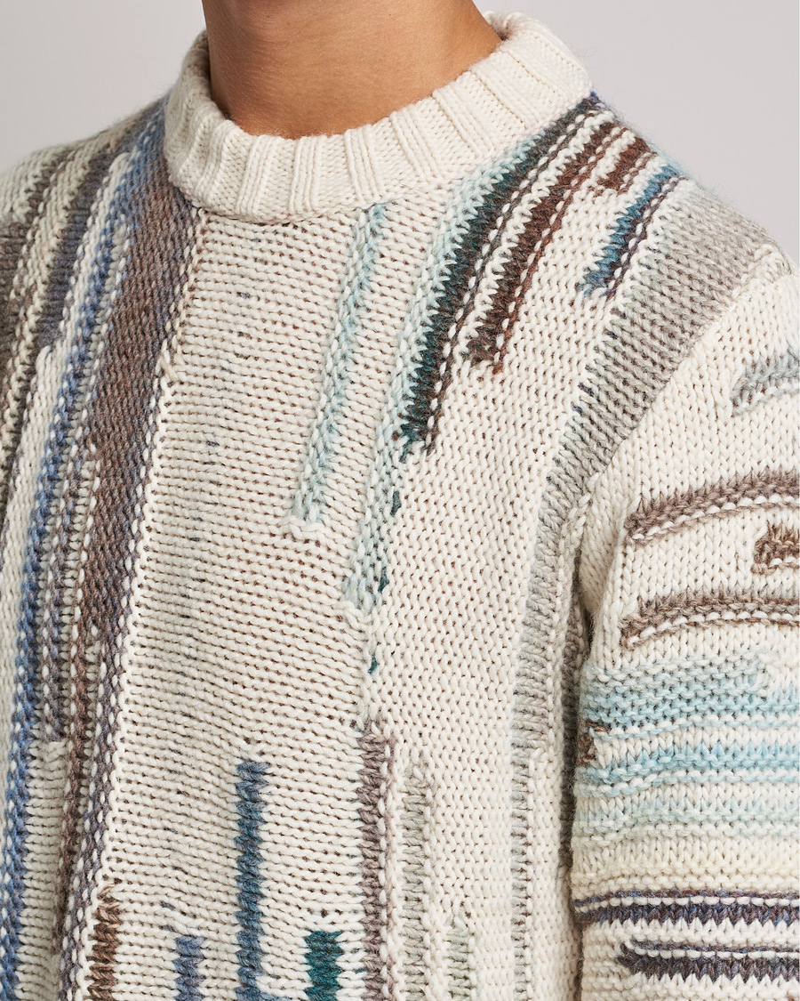 Homme | Pulls Et Tricots | NN07 | Brady Knitted Sweater Ecru Mutli