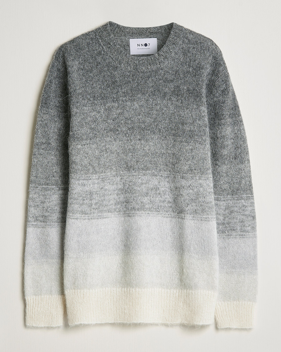 Homme | Pulls Et Tricots | NN07 | Walther Alpacka Mohair Knitted Sweater Grey Multi