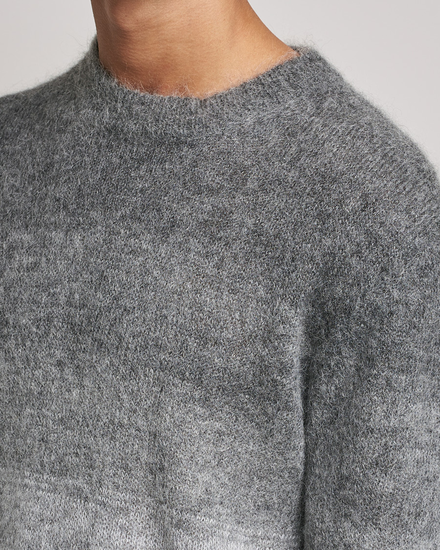 Homme | Pulls Et Tricots | NN07 | Walther Alpacka Mohair Knitted Sweater Grey Multi