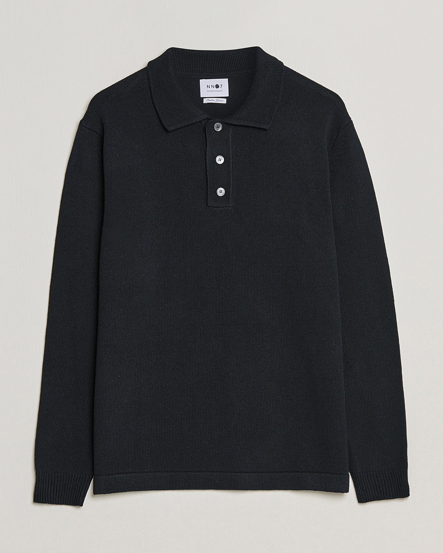 Homme | Pulls Et Tricots | NN07 | Vito Knitted Polo Black