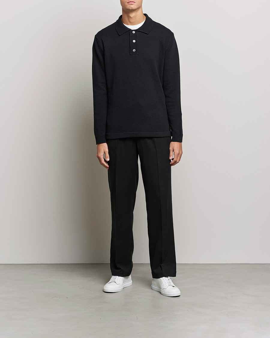 Homme | Pulls Et Tricots | NN07 | Vito Knitted Polo Black