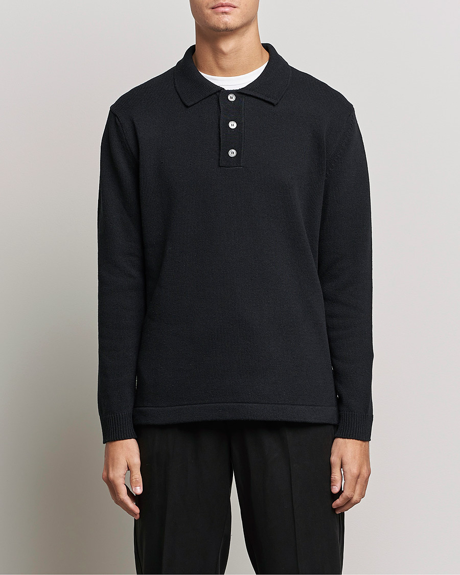 Homme | Pulls Et Tricots | NN07 | Vito Knitted Polo Black
