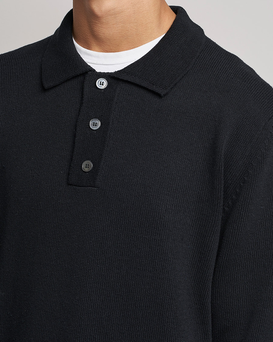 Homme | Pulls Et Tricots | NN07 | Vito Knitted Polo Black