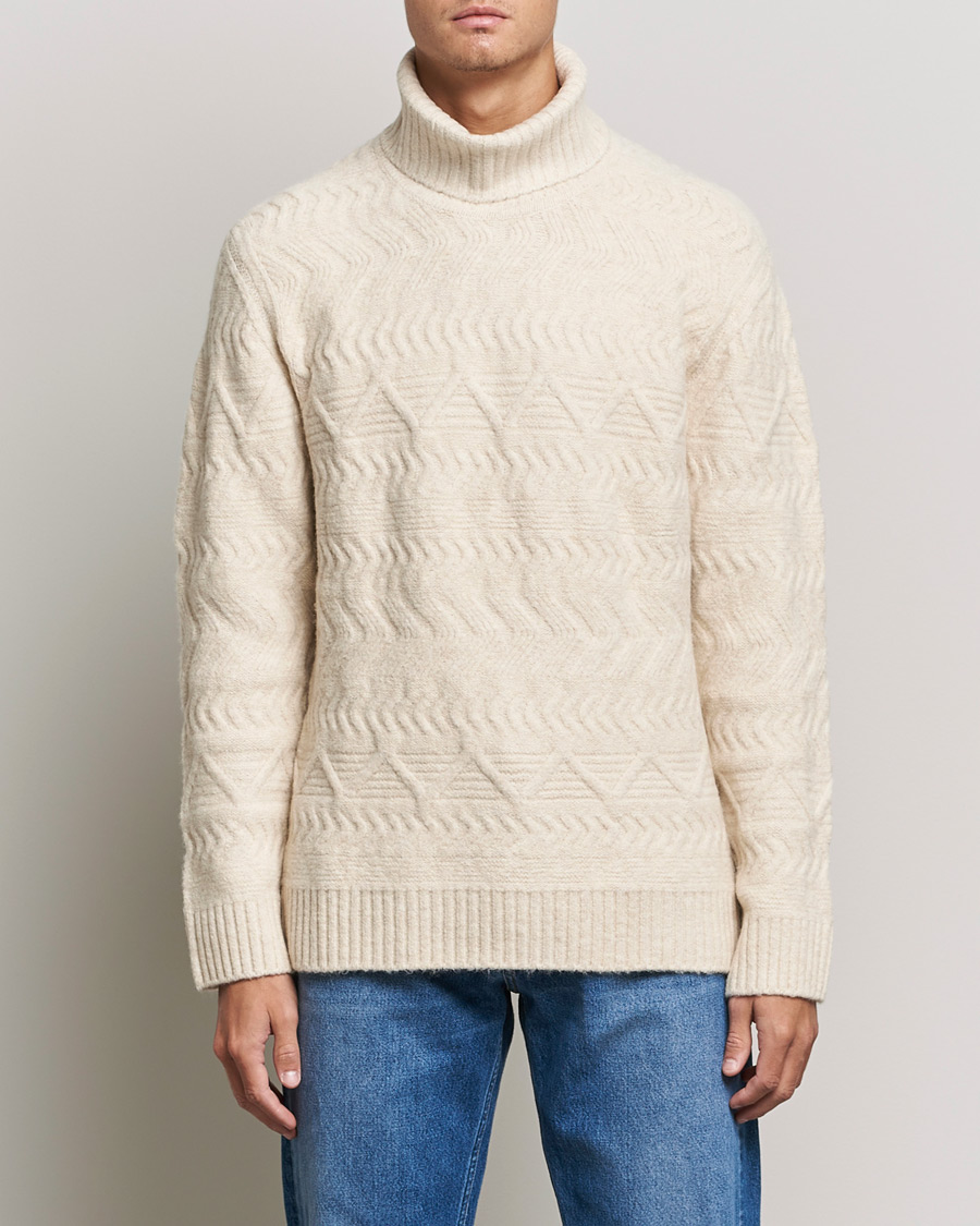 Homme | Pulls Et Tricots | NN07 | Bert Structured Rollneck Ecru