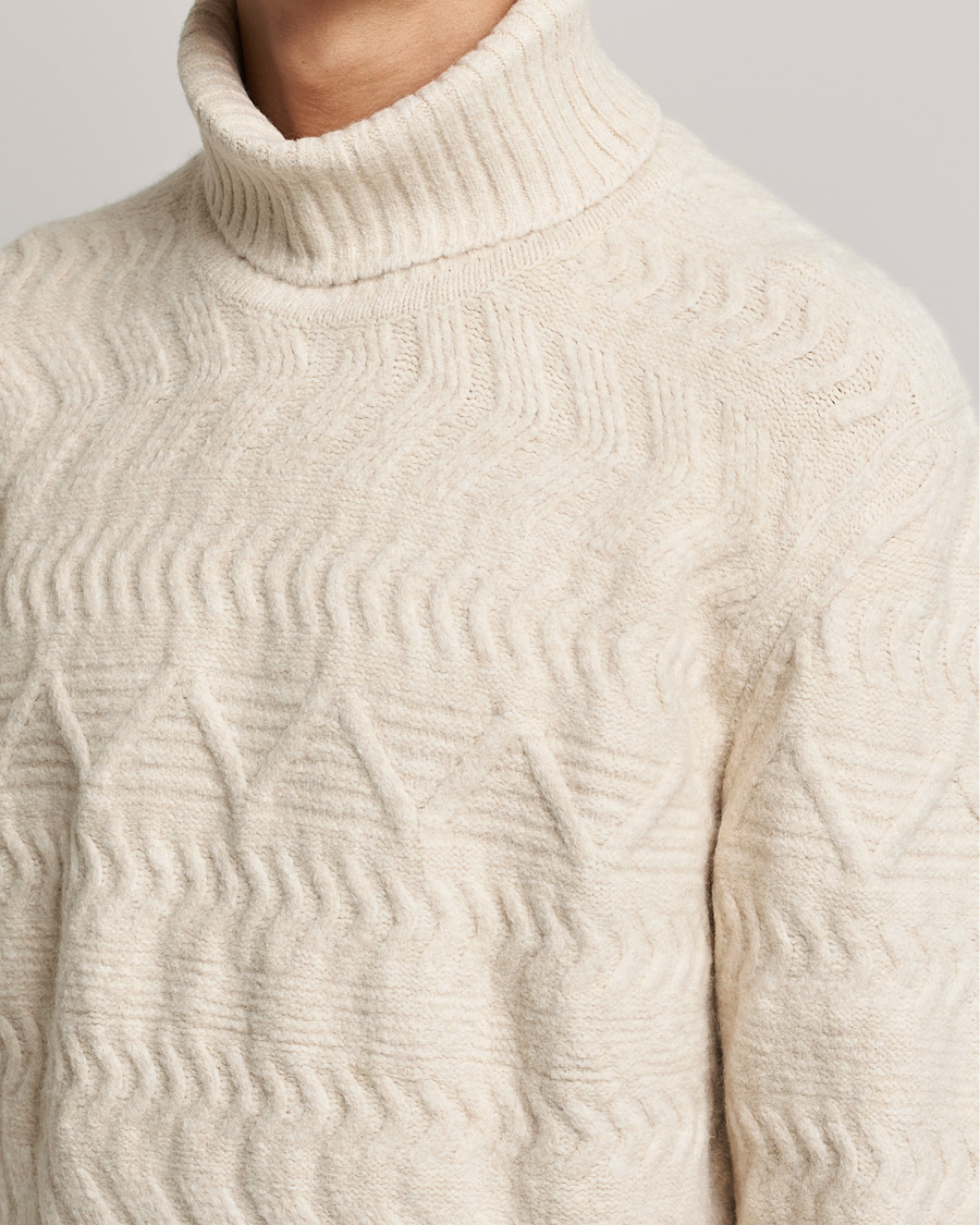 Homme | Pulls Et Tricots | NN07 | Bert Structured Rollneck Ecru