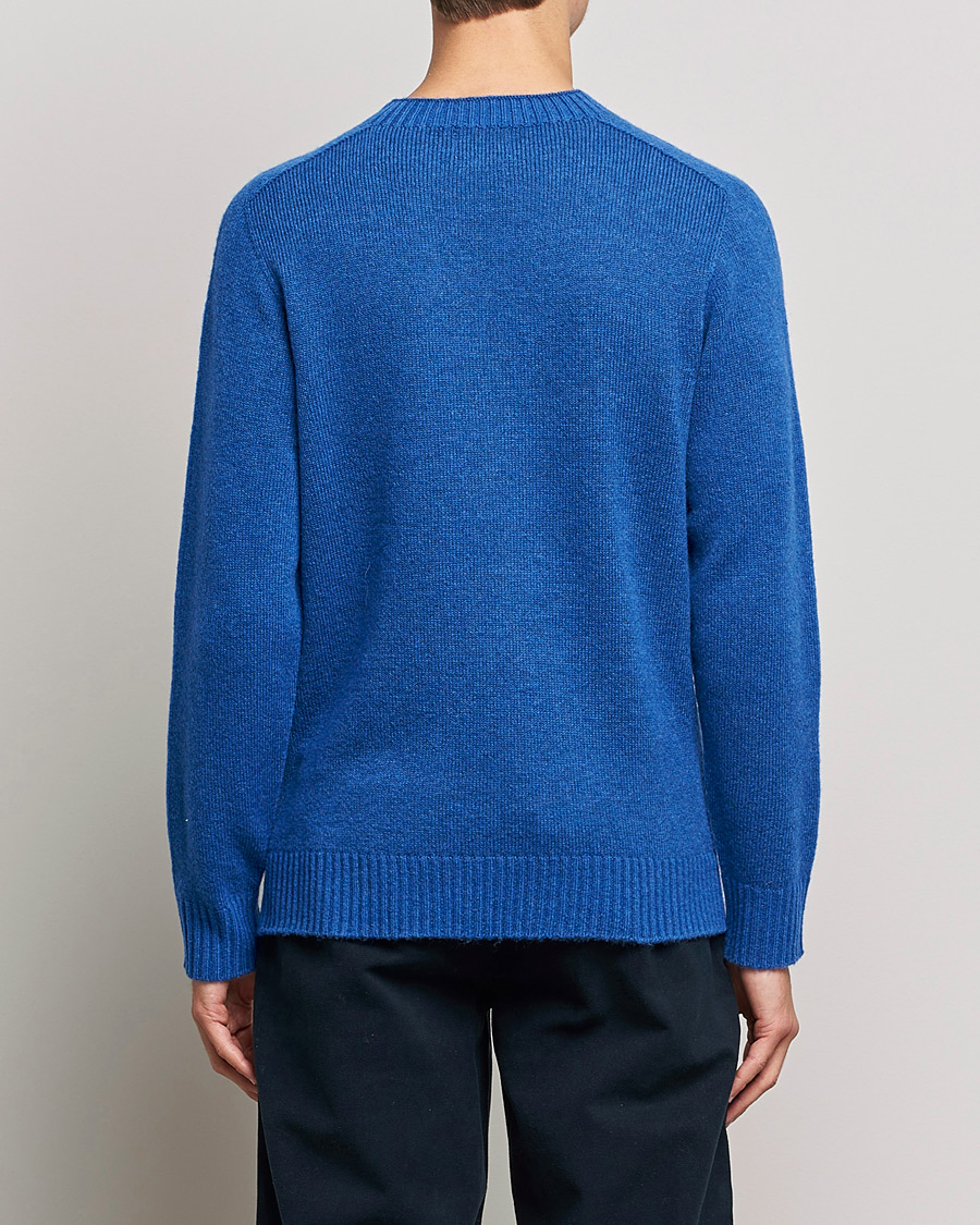 Homme | Pulls Et Tricots | NN07 | Nathan Brushed Wool Knitted Sweater Cobolt Blue